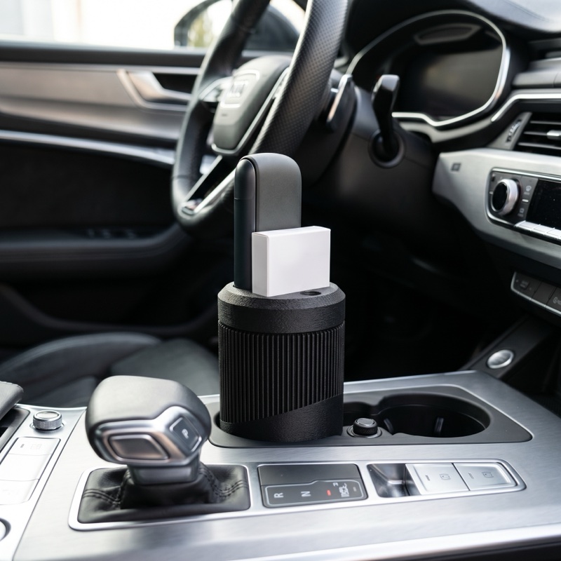 Doksta laikiklis automobilio gėrimų laikiklyje su ILUMA įrenginiu